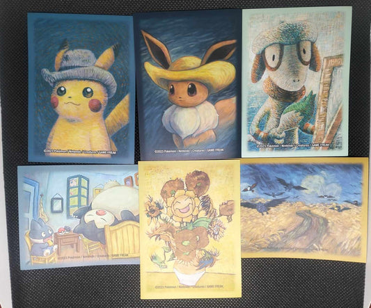 Van Gogh Sleeves Set of 6 (1 of each artwork)